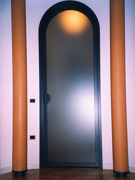 Porta Esterna In Acciaio Per Garage E Cantine - 70-790x2070mm Antracite RAL 7016